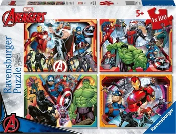 Puzzle Ravensburger Marvel Avengers 4x 100 dílků
