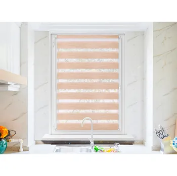 Roleta FEXI Zatemňovací Roleta Den a noc, Nature rákos, A 013 v POLO kazetě, 150x30 cm