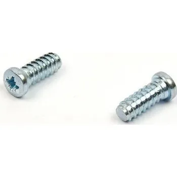 Vrut Eurovrut 6,3x25 mm půlkulatá hlava zinek bílý (Drážka Pozidriv PZ)