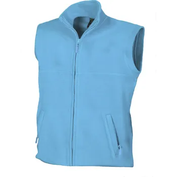 Pánská mikina Vesta fleece světle modrá Velikost: L