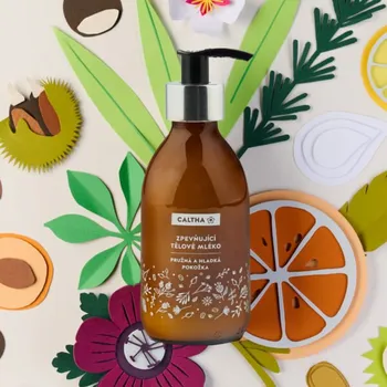 Tělové mléko Caltha kosmetika Zpevňující tělové mléko proti celulitidě – pružná a hladká pokožka 200ml