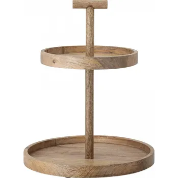 etažér Bloomingville Bille 2 patra hnědý