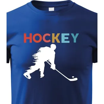 Chlapecké tričko Dětské tričko Hockey, Barva Modrá, Velikost 110 cm/4 roky, Canvas Dětské tričko Bezvatriko.cz 0987