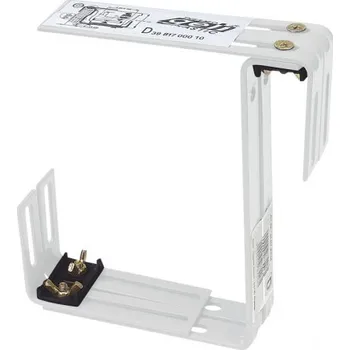 Držák na květináč a truhlík Nohel Garden Držák truhlíku SURFINIA nastavitelný kovový dvojitý bílý 2ks