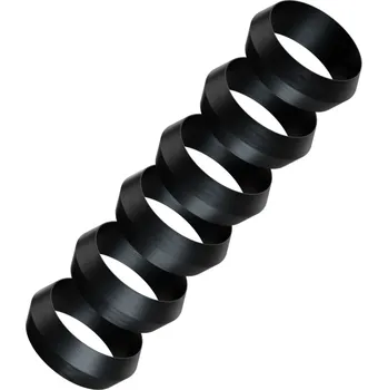 Příslušenství pro šipky Supergrip - kroužky pyramid na násadky 6 ks | Harrows Barva: Stříbrná