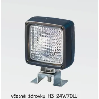Pracovní světlo Světlo pracovní halogenové čtverec H3