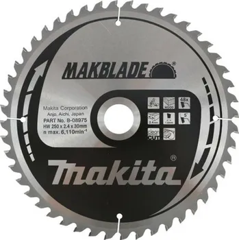 Řezný kotouč Makita pílový kotúč 250mm, 48z B-08975