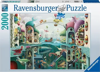 Puzzle Ravensburger Kdyby ryby mohly chodit 2000 dílků