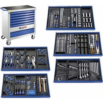 Expert 351-dílen sada nářadí v montážním vozíku E220333T