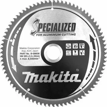 Pilový kotouč Makita pilový kotouč 235mm, 80z B-09606