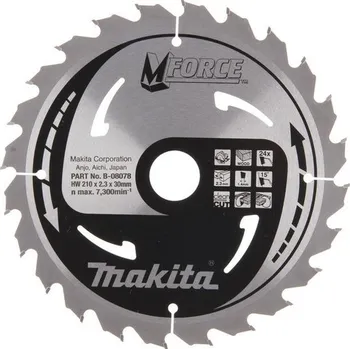Pilový kotouč Makita pílový kotúč 210mm, 24z B-08078