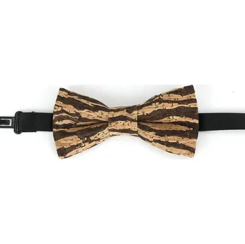 Motýlek Dřevěný korkový motýlek - Kůra