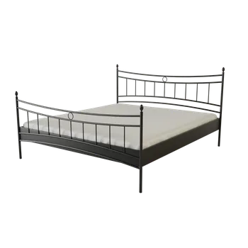 Postel Kovová postel MARIANA ZP Povrchová úprava: bílá, Rozměr: 140 x 200 cm