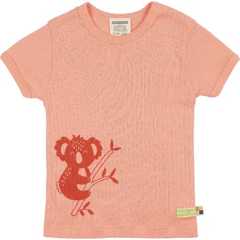 Dětské triko s krátkým rukávem Koala oranžová loud + proud Velikost: 62/68