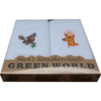 Látkový kapesník Mileta Myslivecké kapesníky látkové 2ks