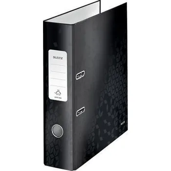 Pákový pořadač Leitz 180 Wow, černá, lesklý, 80 mm, A4, PP/karton
