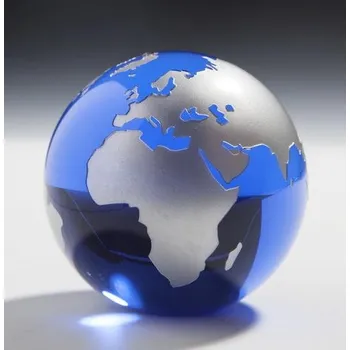 ETROFEJE sklo - zeměkoule 67360, blue