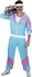 Karnevalový kostým WIDMANN Retro tepláková souprava 80's modrá XL