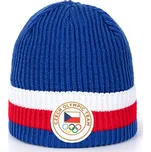 Alpine Pro JIE MODRÁ Pletená zimní čepice z olympijské kolekce S