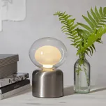 Stolní lampa GLANS 10 cm barva matná ocel, Star Trading
