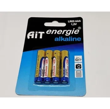 Článková baterie AAA Tužkové baterie Alkalické 4 ks