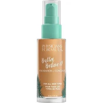 Přípravek na tvář Physicians Formula Murumuru Butter Believe It! Foundation + Concealer odstín Medium make-up a korektor 30 ml