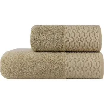 Ručník Sada froté osušky a ručníku Moda 50x100, 70x140 cm Kávová