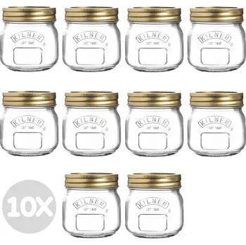 Zavařovací sklenice Zvýhodněný multipack - 10x Kilner zavařovací sklenice se šroubovacím víkem 250ml