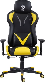 Herní židle Marvo CH-133 černá/žlutá
