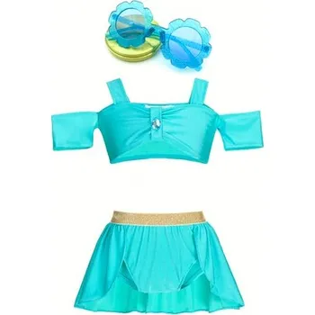 Dívčí plavky Čína Dvoudílné plavky "Jasmína" + sluneční brýle Velikost: 100/1-2T