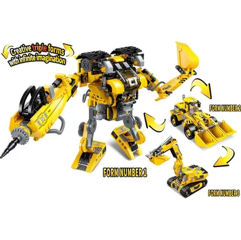 ostatní stavebnice Qman Neomezené nápady 4805 Strojní zařízení 3v1