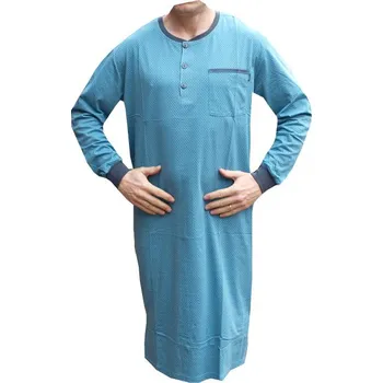 xcena Pánské noční košile bavlněné tyrkysové Velikost: M