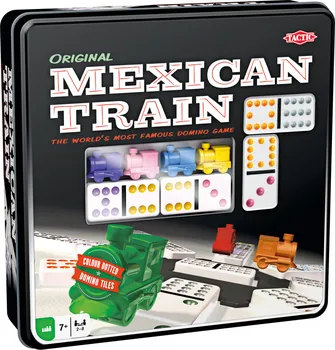 Domino Tactic Mexican Train Tin Box