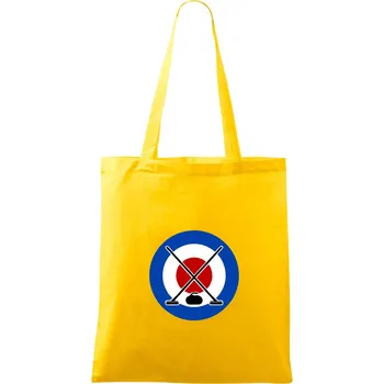 Curling tee - Taška bavlněná - 42 x 38 cm ( Žlutá )