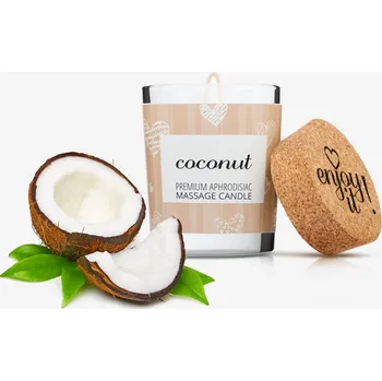 Masážní přípravek VALAVANI Masážní svíčka na tělo MAGNETIFICO - Enjoy it! Coconut