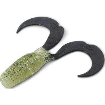 Rybářský háček 12ks - Gumová Nástraha Iron Claw Curly One 12cm BU