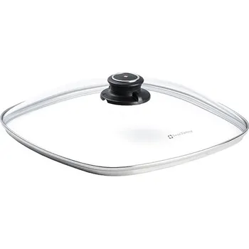 Hrnec Skleněná poklice s nastavitelným ventilem s rozměrem 28x28 cm, pro nádobí Swiss Diamond®