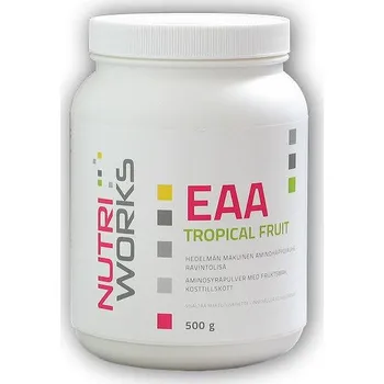 Aminokyselina Nutri Works EAA 500g Tropické ovoce + DÁREK