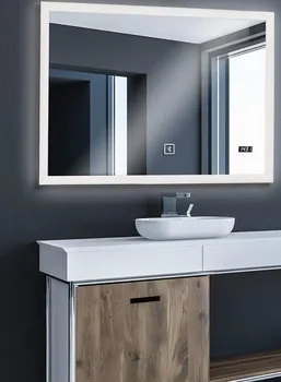 Zrcadlo Aquamarin JG77489 koupelnové zrcadlo s LED osvětlením 80 x 60 cm