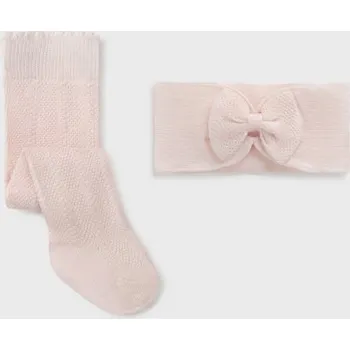 Dětská móda punčochové kalhoty a čelenka Mayoral 9414 růžové Rozměr: 6 měsíců