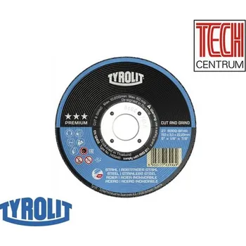 Brusný kotouč TYROLIT Kotouč řezací flex T27 150x3x22,2 OCEL 2v1 A30QB80 743946 (25ks) PREMIUM - 1 ks/ 97,60 Kč