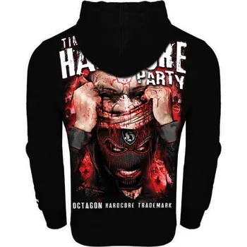 Pánská mikina Octagon Mikina Octagon Time To Hardcore Party S Kapucí