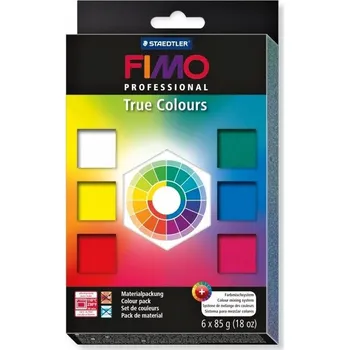 Modelovací hmota Sada FIMO professional - Základní barvy 6 x 85g