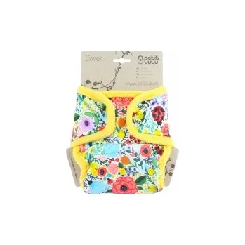 Plenkové kalhoty Petit Lulu - svrchní kalhotky - patentky - Rozkvetlá zahrada, Velikost 4 - 15kg