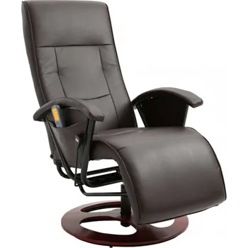 Masážní křeslo vidaXL 248456 hnědé