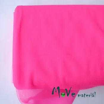 svatební tyl jemný neon. růžová 50 cm/ š280 cm Barva :: růžová