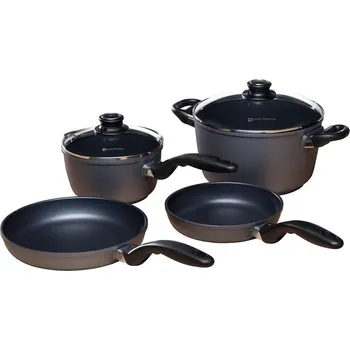 Sada nádobí Indukční titanové pánve Swiss Diamond® XD606i v 6 dílné sadě