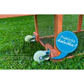 Kolečka ke kurníkům a králíkárnám