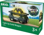 Brio World 33896 svítící vagón se zlatem