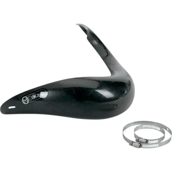 Výfuk pro motocykl Karbonový kryt kolene výfuku MOOSE RACING pro HONDA, KAWASAKI, KTM, YAMAHA pouze viz popis (Carbonový kryt kolena výfuku motocyklu)